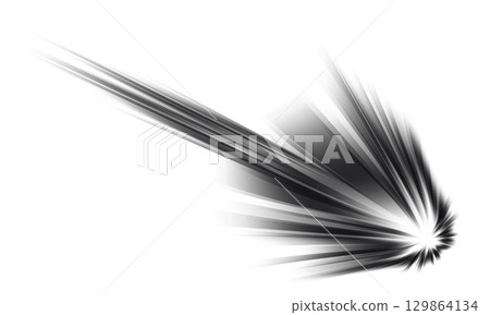 Illustration of an energy bullet Illustration of an energy bullet 129864134