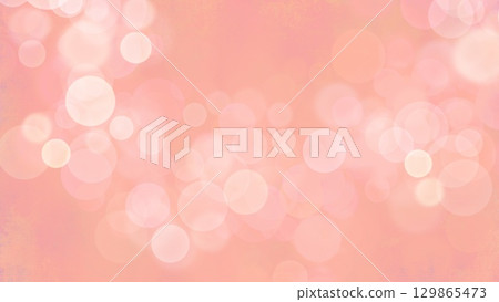 Hand-painted background with bokeh balls 129865473