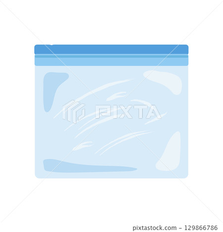 Freezer bag illustration 129866786
