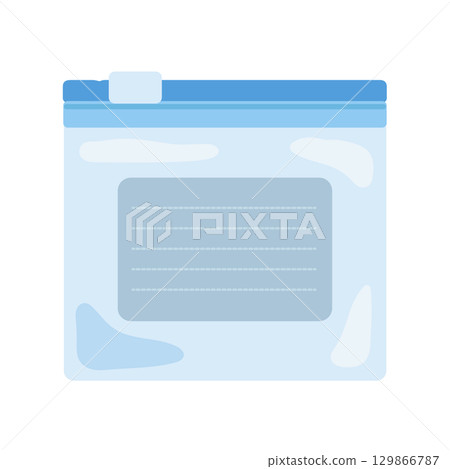 Freezer bag illustration Freezer bag illustration 129866787