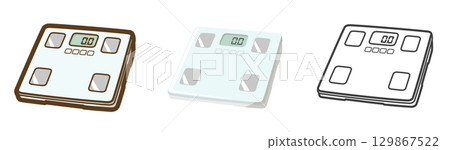 Weight scale/body composition meter Weight scale/body composition meter 129867522