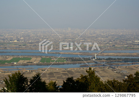 Landscape seen from the mountain Landscape seen from the mountain 129867795