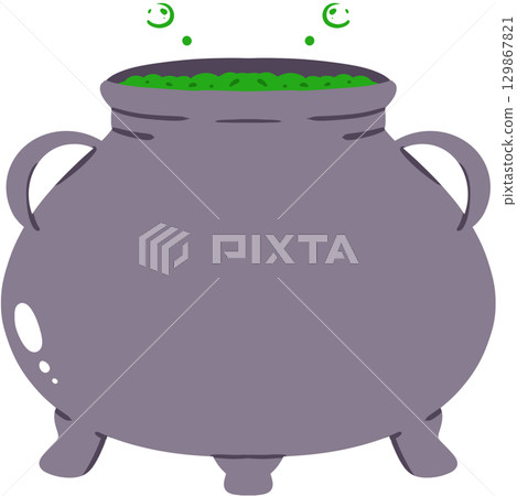 witch cauldron 129867821