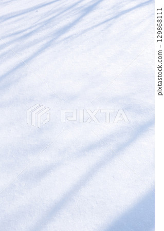 Snow patterns reflected in the shadows of trees on fresh snow Snow patterns reflected in the shadows of trees on fresh snow 129868111