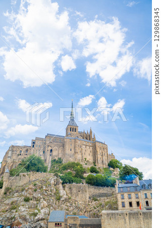 Mont Saint-Michel, a beautiful World Heritage Site in France 129868345