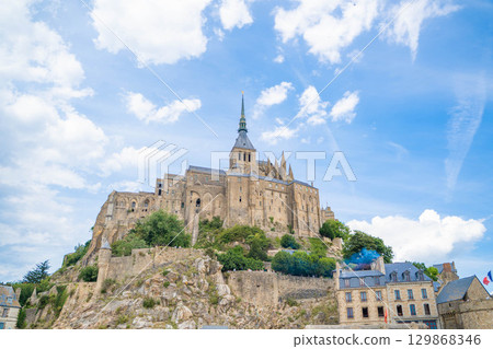 Mont Saint-Michel, a beautiful World Heritage Site in France 129868346