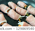 烤肉捲配菜 129869540