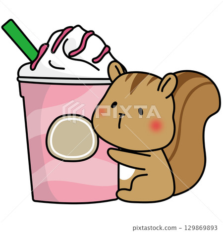 Big frappe and squirrel Big frappe and squirrel 129869893