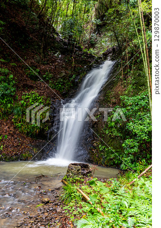 Kajishima, Morimachi, Shuchi District, Shizuoka Prefecture: Mountain village scenery 129870003