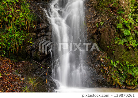 靜岡縣週知郡森町梶島：山村風景 129870261