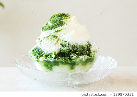 台灣抹茶刨冰 台灣抹茶刨冰 129870331