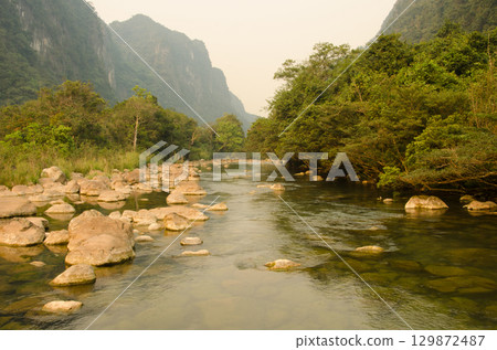 Chay River in Mooc Spring. Chay River in Mooc Spring. 129872487