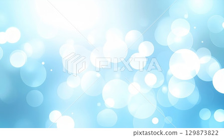 《AI Image》Blue sparkling background material 129873822