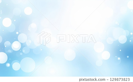 《AI Image》Blue sparkling background material 129873823
