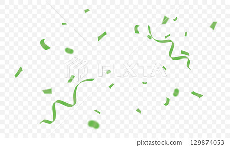 Luxury green watercolor confetti pattern background, zigzag down for celebration. Vector illustration of festive decoration. Luxury green watercolor confetti pattern background, zigzag down for celebration. Vector illustration of festive decoration. 129874053