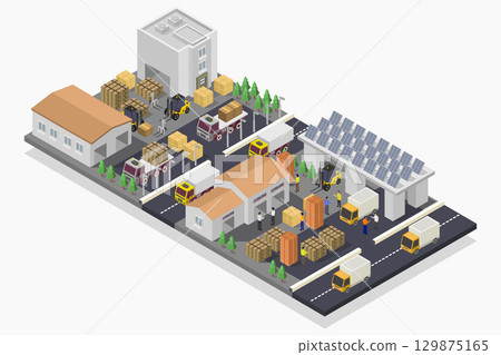 Isometric Industry 129875165