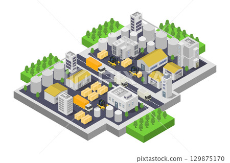 Isometric Industry 129875170