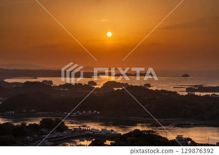 熊本縣：松島、天草的日落和高舞山的登山風景 129876392