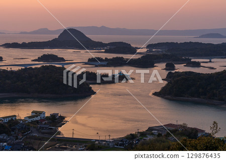 熊本縣：松島、天草的日落和高舞山的登山風景 129876435