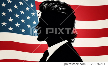 america, usa, silhouette 129876711