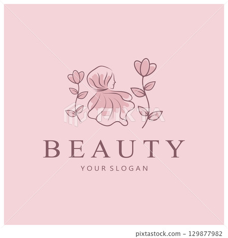 muslimah hijab logo template vector illustration design-vector muslimah hijab logo template vector illustration design-vector 129877982