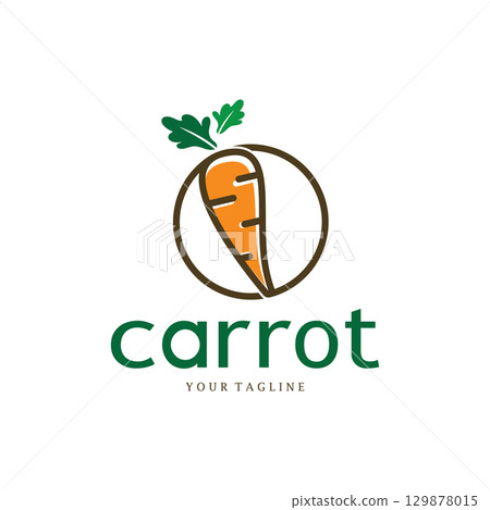 Carrot Illustration Creative Design Carrot Agricultural Product Logo Icon, Carrot Processing,vegan food, Farmers Market,Vector Carrot Illustration Creative Design Carrot Agricultural Product Logo Icon, Carrot Processing,vegan food, Farmers Market,Vector 129878015