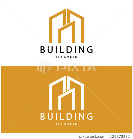 Building logo vector illustration design,Real Estate logo template, Logo symbol icon 129878282