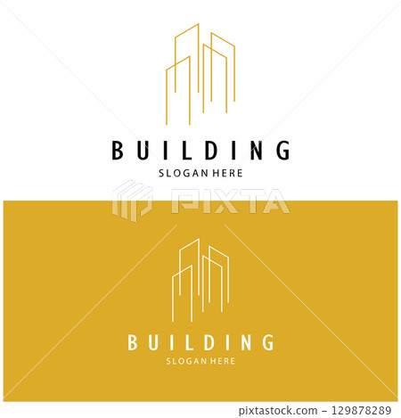Building logo vector illustration design,Real Estate logo template, Logo symbol icon 129878289