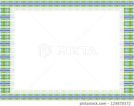 Plaid frame white space Plaid frame white space 129878572
