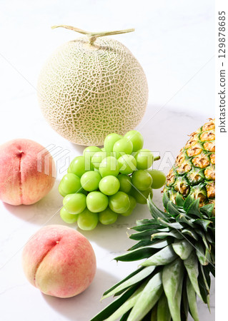 各種夏季水果 129878685
