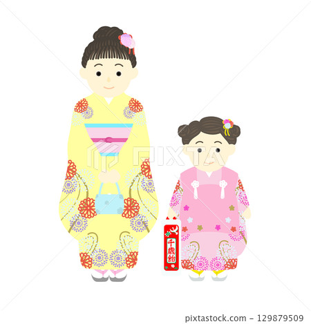 Shichi-Go-San _ Girl in kimono Shichi-Go-San _ Girl in kimono 129879509