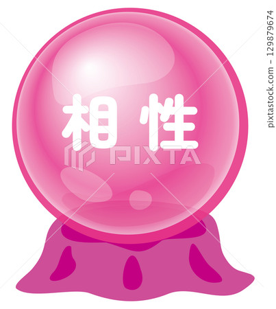 Fortune-telling compatibility icon 129879674
