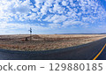 Travel Highway Wide Dry Expanse Landscape 129880185
