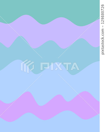 多彩的波浪圖案 多彩的波浪圖案 129880726
