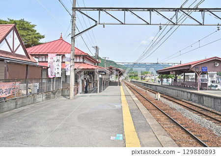 Railway Private Railway: Chichibu Railway Nagatoro Station Home 129880893