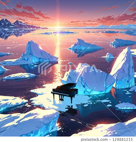 北極鋼琴 129881215