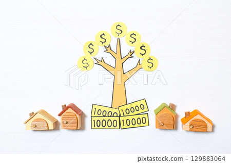 Real estate investment: The image of growing a money tree Real estate investment: The image of growing a money tree 129883064