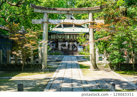 Nino Torii at Tanaka Shrine in Sakyo Ward, Kyoto City (the birthplace of the Tanaka surname) 129883351
