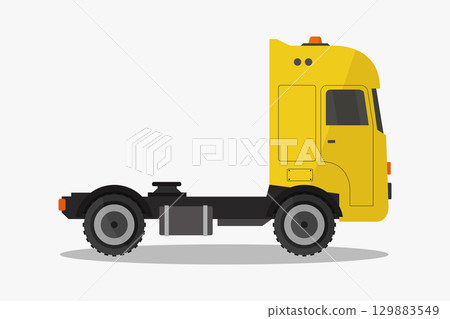 Semi-truck 129883549