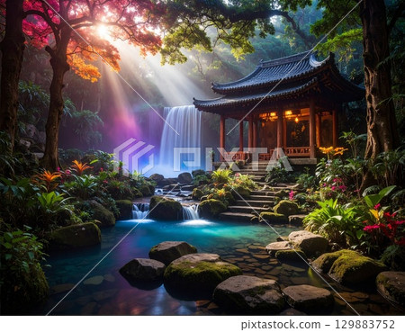 風景與瀑布 129883752