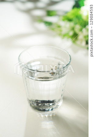 Mineral water in a glass Mineral water in a glass 129884593