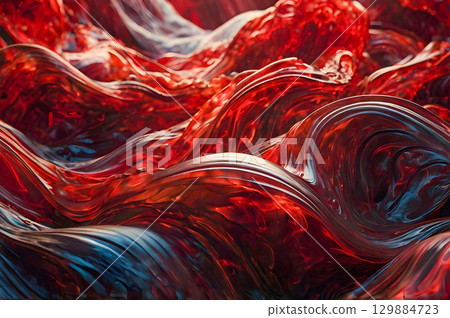 abstract background of oil paints 129884723