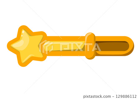 Star game bar vector isolated Star game bar vector isolated 129886112