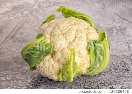 Fresh cauliflower cabbage for cooking 129886438