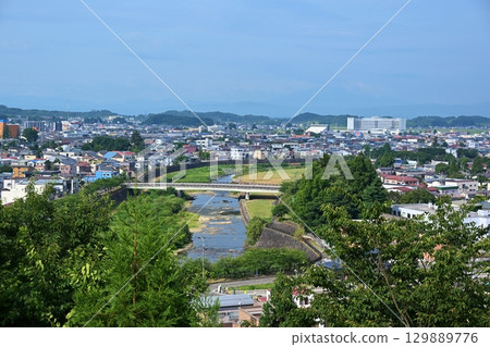 View from Yokote Castle, Akita 129889776