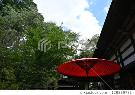 Summer scenery of Kakunodate, Akita Summer scenery of Kakunodate, Akita 129889781