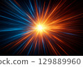 Dynamic explosion art of space and light 129889960