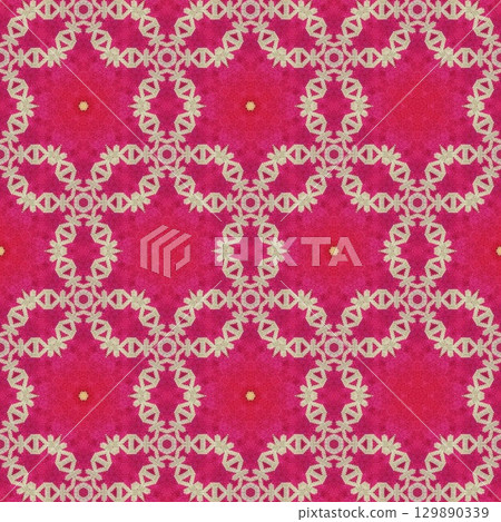 Embroidery and batik design concept. Antique art for clothing print, sublimation block, interior decoration idea. Abstract pattern for the carpet background Embroidery and batik design concept. Antique art for clothing print, sublimation block, interior decoration idea. Abstract pattern for the carpet background 129890339