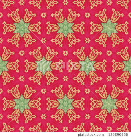 Embroidery and batik design concept. Antique art for clothing print, sublimation block, interior decoration idea. Abstract pattern for the carpet background Embroidery and batik design concept. Antique art for clothing print, sublimation block, interior decoration idea. Abstract pattern for the carpet background 129890366