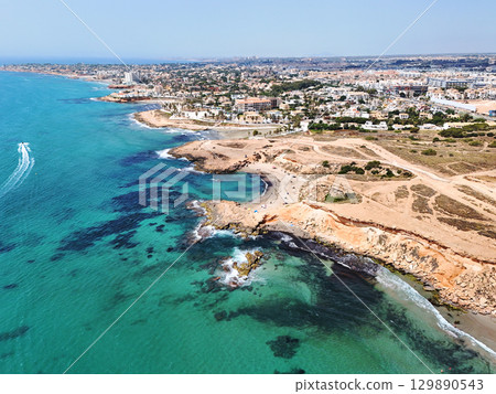 Aerial view of Playa Flamenca 129890543